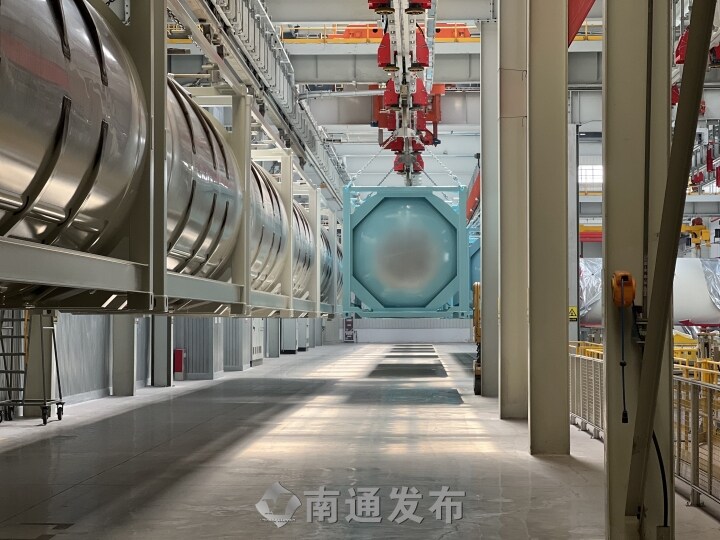 【南通發布】高溫下的“烤”驗 | 數智賦能打造“清涼車間”，高溫季中集環科生產繁忙有序